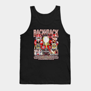 Georgia National Champs 2021-2022 Back 2 Back Tank Top